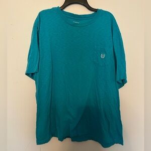 Chaps Turquoise Short Sleeve Tee